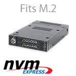 MB834M2K-B - kieszeń na 2x SSD M.2 NVMe PCIe 3.0/4.0