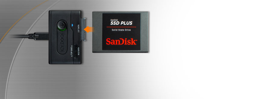 Adapter z HDD/SSD 2,5" i M.2 SATA na USB 3.2 Gen 1 